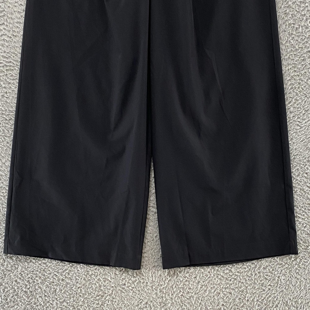 Varley Kayson Wide Leg Pants Womens Large Black Soft Stretch Travel Lightweight - Picture 3 of 16